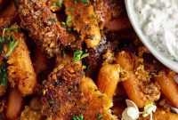 Crispy Parmesan Roasted Carrots