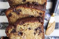 Irresistible Chocolate Chip Peanut Butter Banana Bread