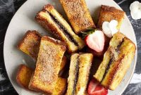 Crispy Air Fried Nutella French Toast Dippers