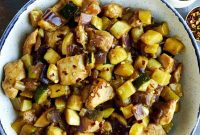 Sizzling Chicken Zucchini Stir Fry