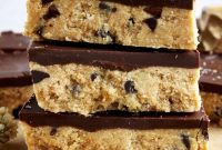 Irresistible Vegan No-Bake Chocolate Chip Cookie Dough Bars