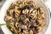 Effortless Slow Cooker Beef Stroganoff