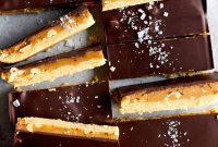 Irresistible Snickers Style Peanut Butter Chocolate Bars
