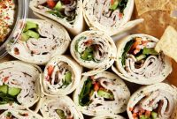 Swirled Turkey Sandwich Bites