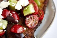 Crispy Milanese Chicken and Mediterranean Greens