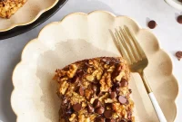 Wholesome Banana Date Baked Oats