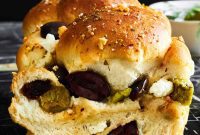 Irresistible Pull Apart Olive Bread