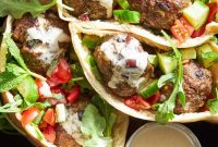 Zesty Mediterranean Beef Meatballs