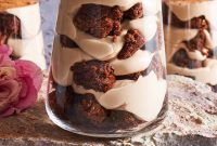 Decadent Tiramisu Brownie Parfait