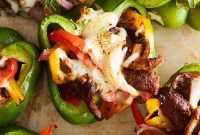 Loaded Philly Cheesesteak Peppers