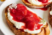 Dreamy Strawberry Ricotta Toast
