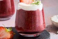 Creamy Strawberry Chia Pudding