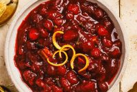 Ruby Red Cranberry Compote
