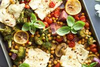 One-Pan Golden Feta & Roasted Veggie Dinner