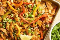 One-Pan Chicken Fajita Bake