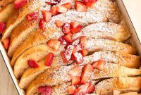 Decadent Strawberry and Cream French Toast