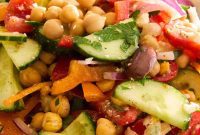 Sun-Kissed Greek Chickpea Salad