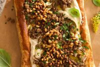 Golden Hummus Beef Parcels
