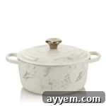 Effortless Primavera One-Pot Wonders 7 Marble dutch oven.