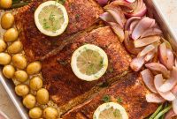 Easy One-Pan Salmon with Roasted Vegetables