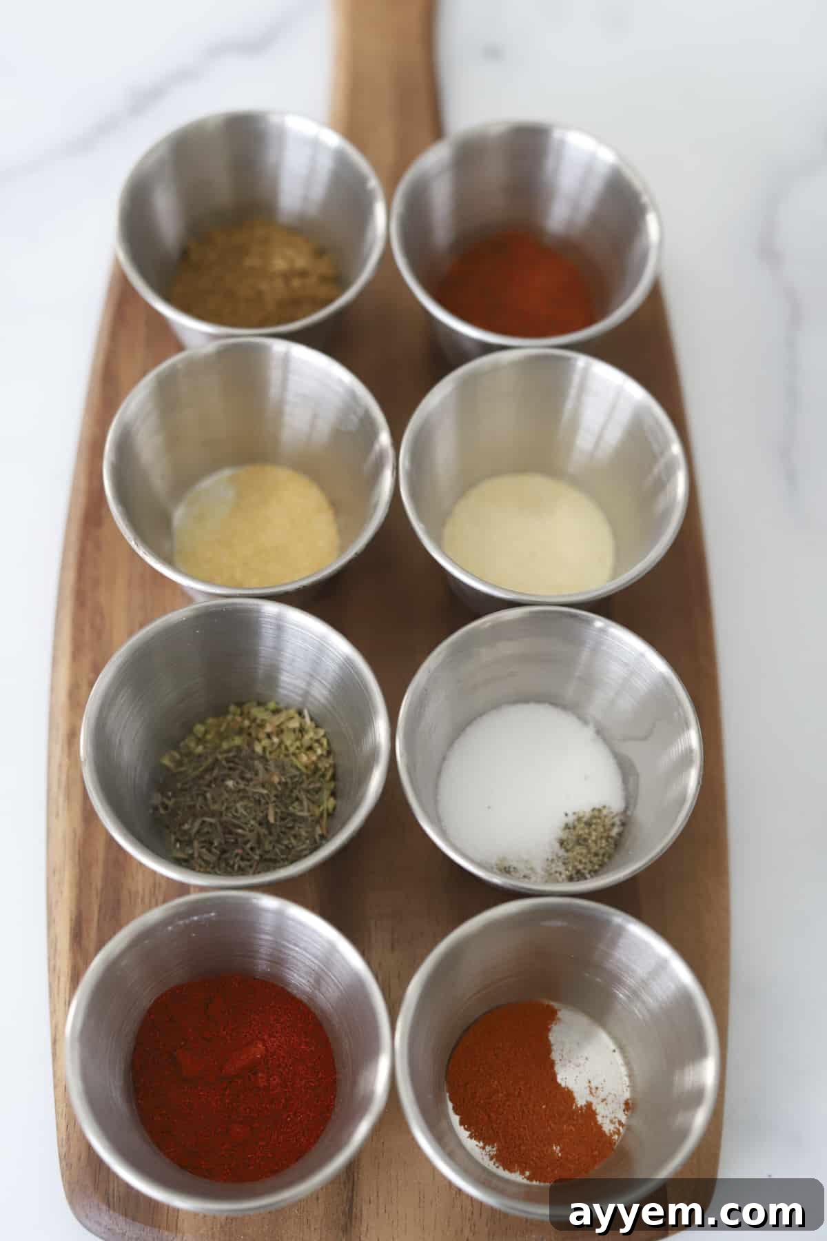 a board or sauces
