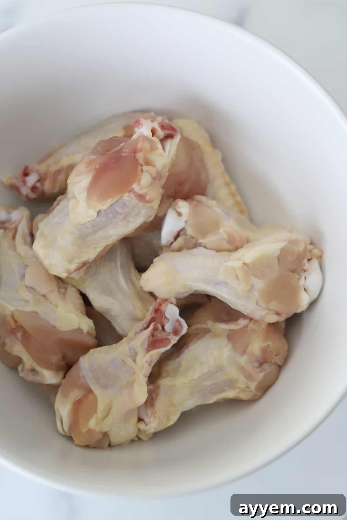 raw chicken wings