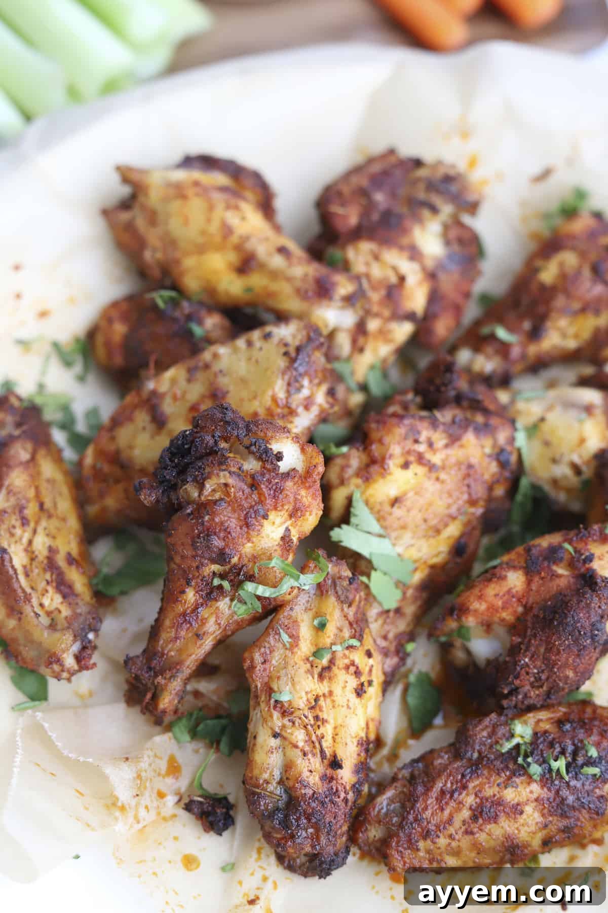 crispy air fryer chicken wings