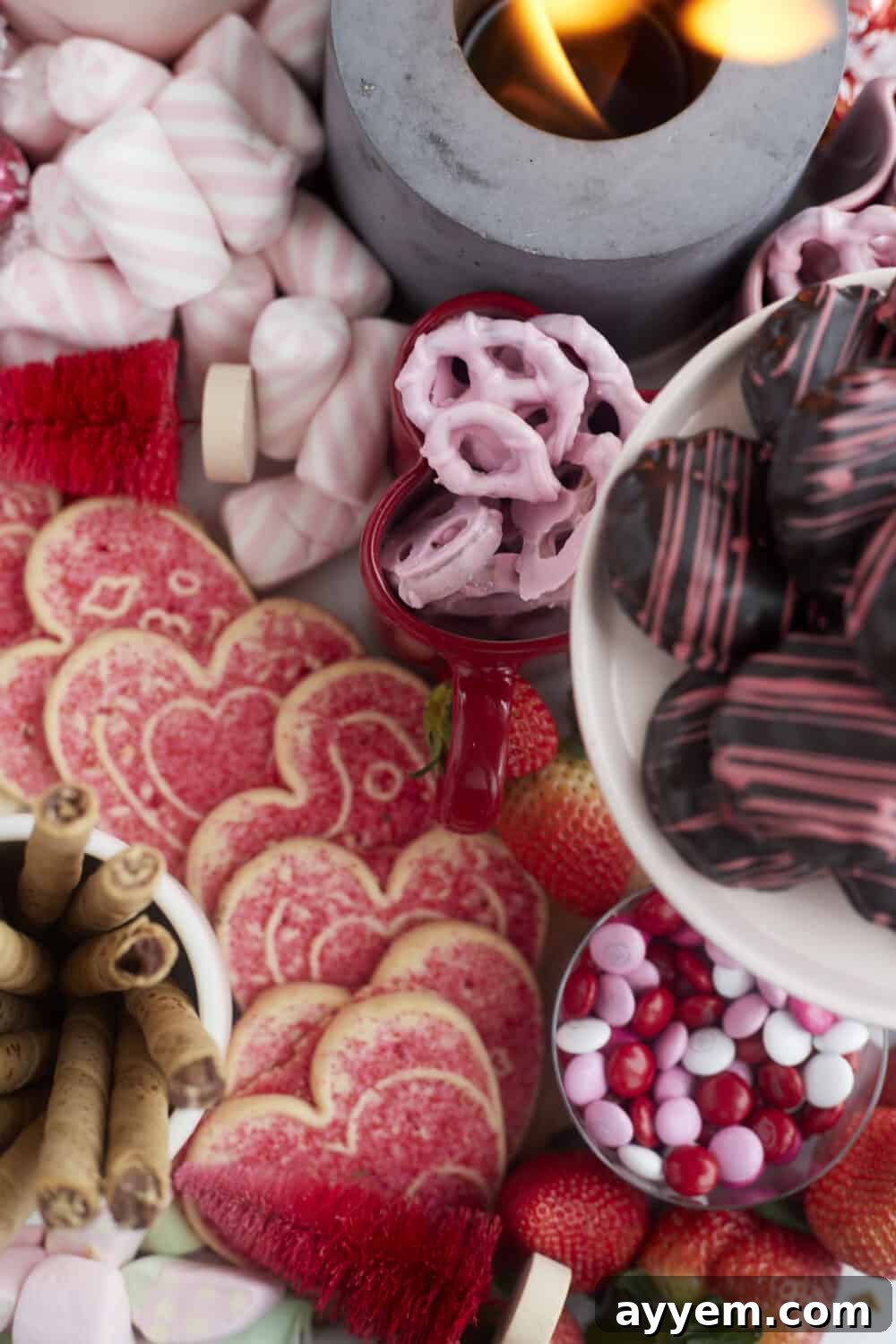 Love Language Platter 2 valentine's charcuterie board