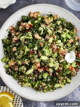 Fresh and vibrant Tabbouleh Salad