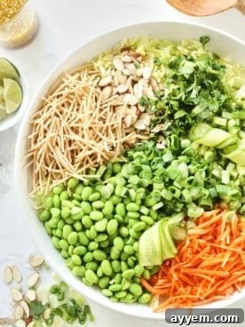 unmixed cucumber thai salad.