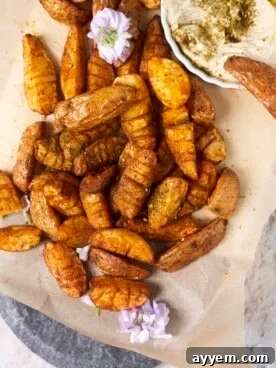 Air fryer potato wedges