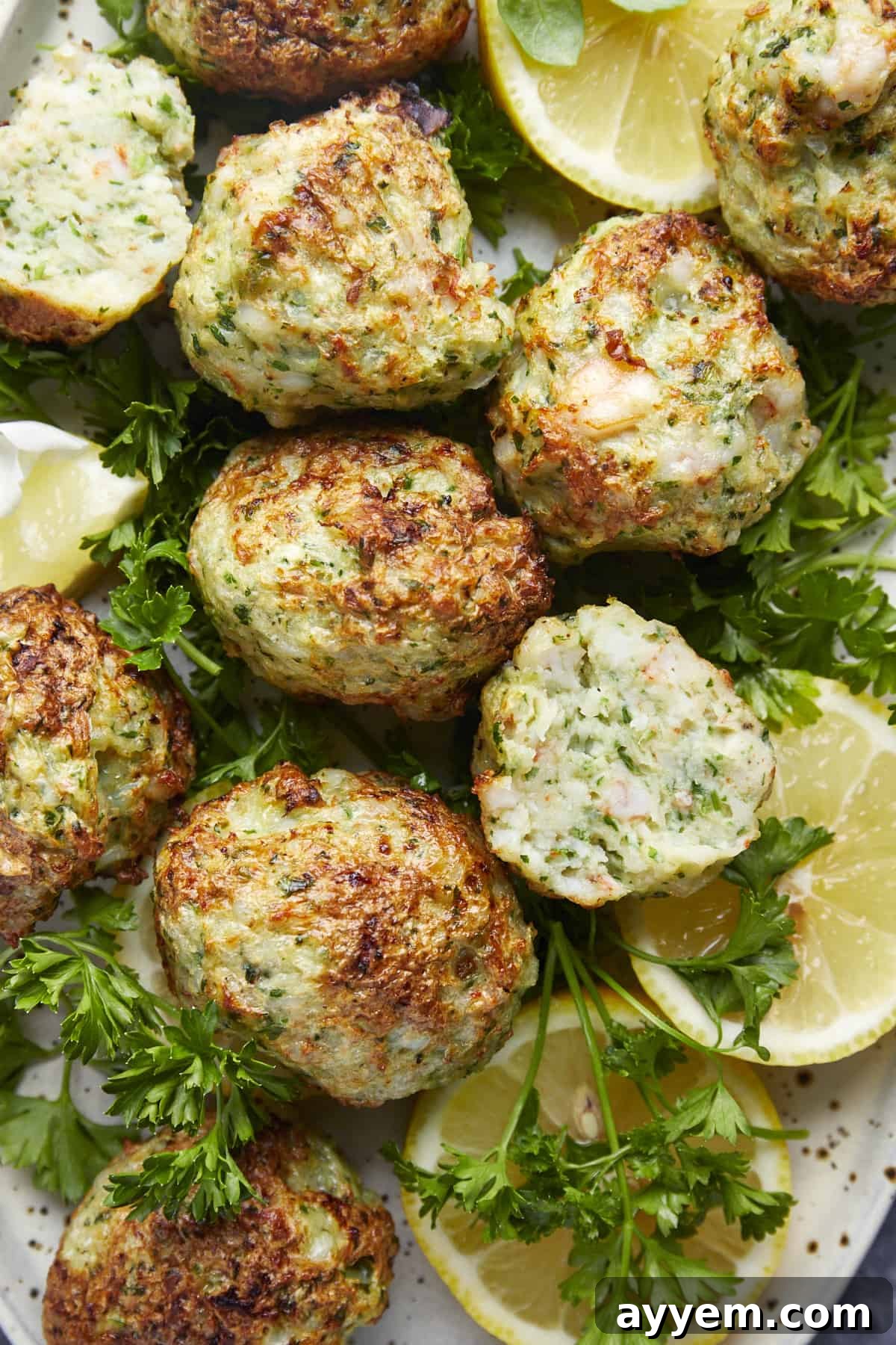 Shrimp kofta meatballs. 