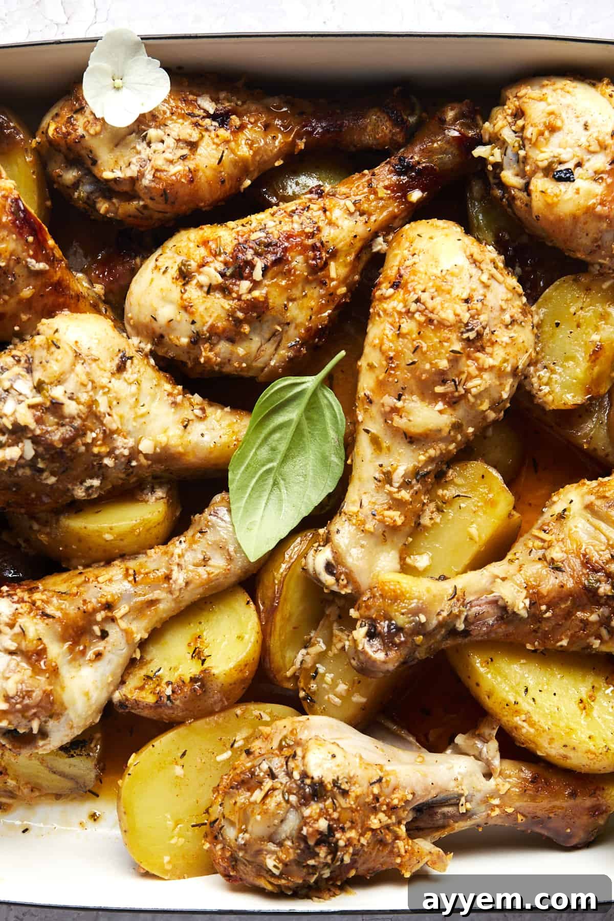 Garlic Parmesan Chicken and Potatoes Recipe image