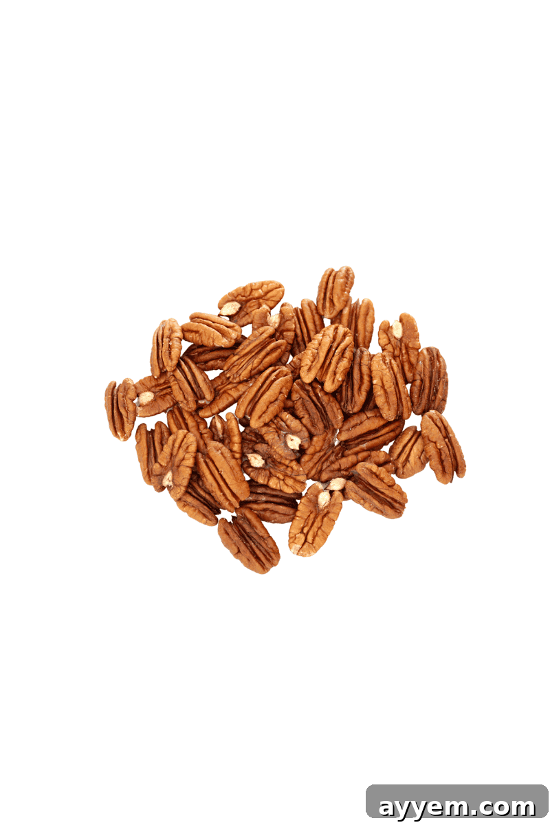 Chopped pecans, for a delightful crunch in the streusel.