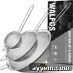 Fine mesh strainer.