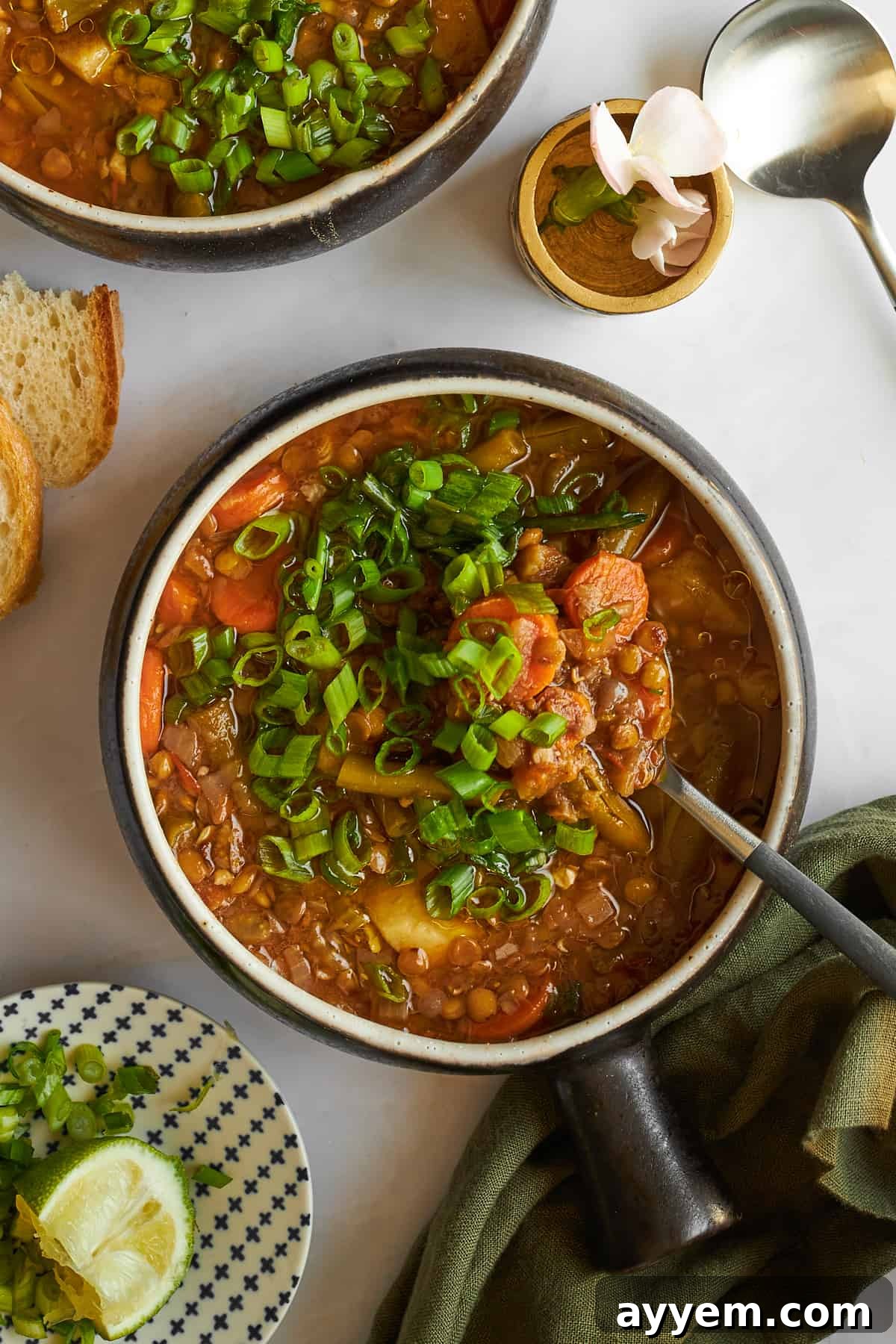 Slow Cooker Lentil Soup