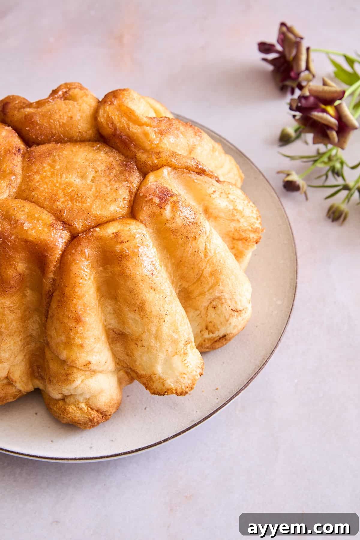 Cinnamon sugar pull apart bread.