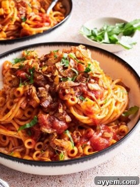 A bowl of koshary Egyptian pasta.