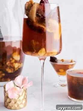 Glasses of dried fruit compote drink.