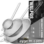 Fine mesh strainer.
