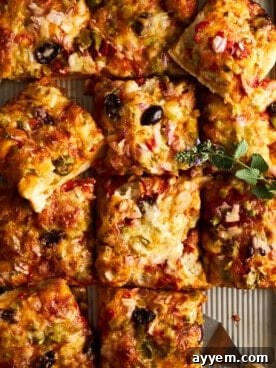 Dinner roll sheet pan pizza.