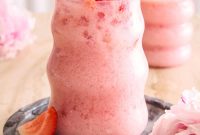 Creamy Strawberry Agua Fresca with Condensed Milk Recipe